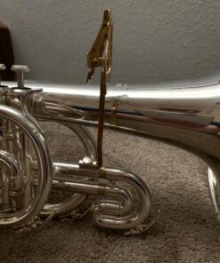 Yamaha YAC 1508G Lacquered Brass Marching Mellophone Lyre (YAC-1508G) 5 71YHurD4e3L