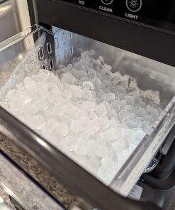hOmeLabs Countertop Nugget Ice Maker - Stainless Steel with Touch Screen - Portable and Compact - Chewable Nugget Ice Machine - Produces Up to 44lb of Ice Per Day Nugget Ice Maker (Premium) 26 71YIByWtKPL