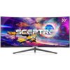Sceptre 30-inch Curved Gaming Monitor 21:9 2560x1080 Ultra Wide/ Slim HDMI DisplayPort up to 200Hz Build-in Speakers, Metal Black (C305B-200UN1) 21 71YIbSoWRzL