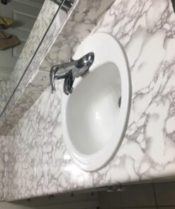 VViViD XPO White Grey Marble Gloss Vinyl Wrap Film 15.9" x 6.5ft Roll (2 sheets) 2 39 71YKnqgcPmL