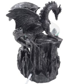 Mythical Winged Dragon Guarding Castle Electric Oil Warmer or Wax Tart Burner for Decorative Medieval & Gothic Decor Statues and Figurines As Aromatherapy Essential Scented Oil Gifts for Dragon Lovers 22 71YLJwMZqLL