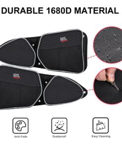 KEMIMOTO Side Door Bags Compatible with RZR, UTV Front Door with Knee Pad, Driver and Passenger Side Storage Bag Set Compatible with Polaris RZR XP 1000, 4 1000, Turbo, S900 2014-2019 2PCS 23 71YLzQCTD L
