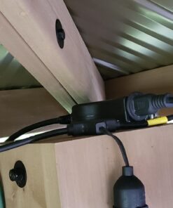 BN-LINK Outdoor Indoor Wireless Remote Control 3-Prong Outlet Weather Proof Heavy Duty 15 AMP Compact (Black) 3 Grounded Outlets with Remote 6-inch Cord 100ft Range ETL Listed 131R 52 71YM6fKSpL