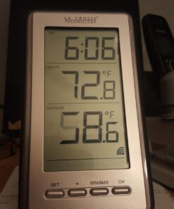 La Crosse Technology WS-9160UV3 Wireless Digital Thermometer Titanium 38 71YNvuVBnWL