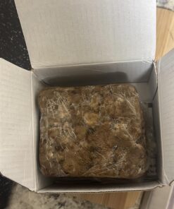 Organic African Black Soap - For Acne & Dark Spots | Natural Vegan and Cruelty Free – Satisfaction Guarantee 1lb bar | 90 day Supply 1 Pound (Pack of 1) 44 71YOZPyQaVL