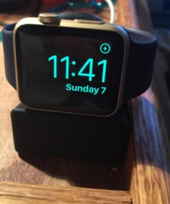 Orzly Charging & Display Stand Designed for ALL series of Apple Watch SE & ALL screen sizes CompactStand BLACK 48 71YOu4JXlL