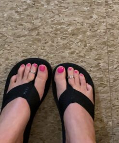 Reef Women's Sandy Flip-Flop 8 Black/Black 31 71YPC4m8ReL