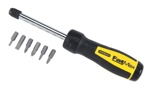STANLEY Screwdriver, Ratcheting, Multi-Bit (69-189)