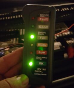 CARTMAN 12V Car Battery Alternator Tester, Test Battery Condition & Alternator Charging, LED Indication 35 71YRO9vm5gL 1