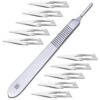 SURGICAL ONLINE 100 Scalpel Blades #11 and includes One Handle #3 7 71YRPgRQFpL
