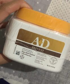 A+D Original Diaper Rash Ointment, Prevents & Protects Diaper Rash, Moisturizes & Heals Dry Skin With Vitamins A&D, 16oz Jar Pack of 1 47 71YRgC0CkL