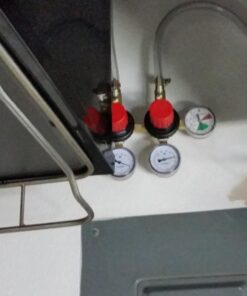 Taprite T752HP Two Product Dual Pressure Kegerator CO2 Regulator Red Bonnet 13 71YTULL7M5L
