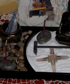 We pay your sales tax Tabletop Buddha Zen Garden Rock Sand Candle Holder Home/Office Decor Perfect Relaxing Gift Idea (Rock G16232) Rock G16232 23 71YTXyet3AL