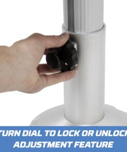 Wise 8WP21-374 Boat Seat Pedestal, Adjustable Height from 12" to 18", with Seat Slide Seat Mount, Adjustable Travel 5" - Fore & AFT 34 71YUnsd3LDL