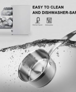 Duxtop Professional Stainless Steel Sauce Pan with Lid, Kitchen Cookware, Induction Pot with Impact-bonded Base Technology, 1.6 Quart 14 71YV1Lf42KL