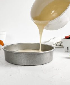 USA Pan Bakeware Nonstick Round Cake Pan, 10-Inch, Aluminized Steel 19 71YVX3Ml7NL