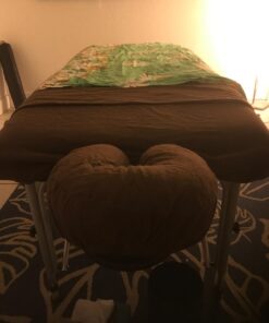 ForPro Premium Flannel 3-Piece Massage Sheet Set for Massage Tables, Includes Flat Sheet, Fitted Sheet and Fitted Face Rest Cover, Natural 22 71YVhBZnhYL