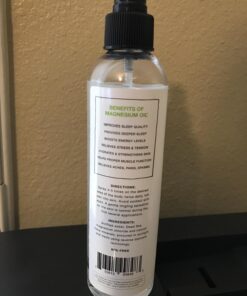 Pure Magnesium Oil Spray - 100% Natural Magnesium Spray - Sourced from The Dead Sea Topical Magnesium 8 Fl Oz (Pack of 1) 36 71YX5nVs8OL 1