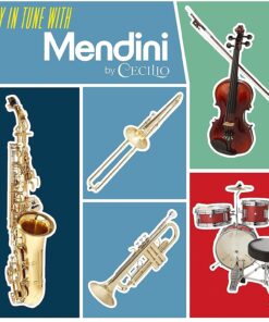 Mendini By Cecilio Bb Trumpet - Trumpets for Beginner or Advanced Student w/Case, Cloth, Oil, Gloves - Brass Musical Instruments For Kids & Adults Gold 33 71YYCxeZI5L 2
