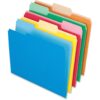 Pendaflex Two-Tone Color File Folders, Letter Size, Assorted Colors, 1/3 Cut, 100 per box (152 1/3 ASST) 29 71YYIVrscnL