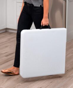 Lifetime Height Adjustable Craft Camping and Utility Folding Table 39 71YYTneDSoL