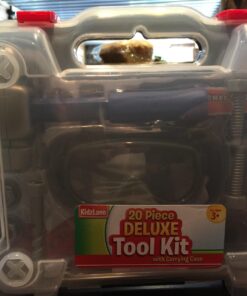 Kidzlane Tool Set for Toddlers & Kids | 20pcs Toy Tools with Electronic Cordless Drill and Tool Box | Play Tool Kit for Kids & Toddler Boys & Girls | Kids Tool Kit 19 Pieces | Kids Tool Box 31 71YZKs0VS8L