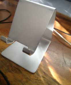 Lamicall Cell Phone Stand, Desk Phone Holder Cradle, Compatible with Phone 12 Mini 11 Pro Xs Max XR X 8 7 6 Plus SE, All Smartphones Charging Dock, Office Desktop Accessories - Silver Sliver 46 71YZpiJeyrL