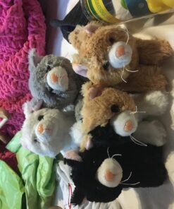 Plush Cat House with Cats - Five (5) Stuffed Animal Cats in Play Kitten House Carrying Case 22 71Ya6cf7cuL