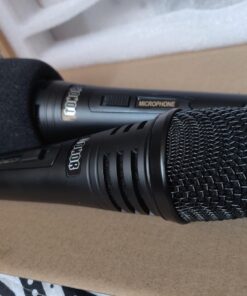 TONOR Dynamic Karaoke Microphone for Singing with 5M XLR Cable, Metal Handheld Mic Compatible with Karaoke Machine/Speaker/Amp/Mixer for Karaoke Singing, Speech, Wedding and Outdoor Activity 45 71Ya97he1HL