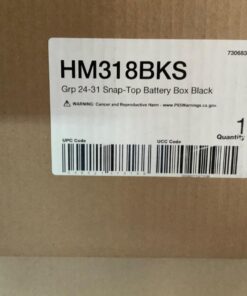 NOCO Snap-Top HM318BKS Battery Box, Group 24-31 12V Outdoor Waterproof Battery Box for Marine, Automotive, RV, Boat, Camper and Travel Trailer Batteries 51 71YaHjCTj L