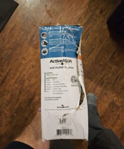 Hydrofarm AAPA15L Active Aqua, 4 Outlets, 6W, 15 L/min Air Pump, Silver,Grey 26 71YaKeGxjeL