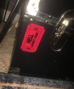 StickerJOE Ticket to Hell Funny Cool Sticker 3.5" X 2" 14 71YaUjOvuTL