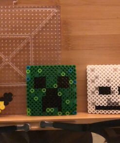 Perler Beads Large Square Pegboards for Kids Crafts, 4 pcs 1 31 71Yaczkj56L