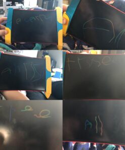 Boogie Board Scribble n’ Play Reusable Kids’ Drawing Board Includes LCD Doodle Board with Color Burst, Easy Erase Button, 4 Texture Drawing Styluses for Kids Ages 4+ 26 71YapVIjCkL