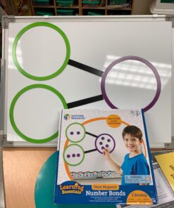 Learning Resources Giant Magnetic Number Bonds, Math Teacher aids, Whiteboard accessories, 55 Pieces, Grades K+ 11 71Yays5xttL