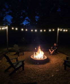 Foxlux String Lights - 48 ft LED Outdoor String Lights - Shatterproof, Waterproof Pergola Lights - 15 Hanging Sockets, Light Sensor, Edison Bulbs - Decor for Patio, Backyard, Garden, Bistro 37 71YbVjGW1tL