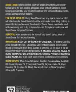 Sports Research Sweet Sweat Coconut 'Workout Enhancer' Gel Packets - Maximize Your Exercise & Sweat Faster - Original (20 Packets) 11 71YbtjQ0L