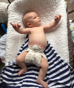 OsoCozy Better Fit Unbleached Prefold Cloth Diapers -100% Cotton, Gauze Weave, Sized for Tri Folding - Size 1 - (Infant 4x8x4 Fits 6-16 lb.) - 1 Dozen Better Fit Infant 4x8x4 (6-16 Pound) 22 71YcVeB5jdL 1