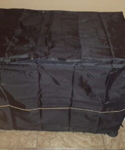 MidWest Homes for Pets Crate Cover, Privacy Dog Crate Cover Fits MidWest Dog Crates, Machine Wash & Dry Black 36-Inch 51 71Yd4koxZL