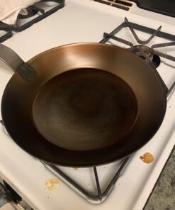 Matfer Bourgeat, Gray 0 Black Steel Round Frying Pan, 10 1/4-Inch 37 71Ye0CRsvRL