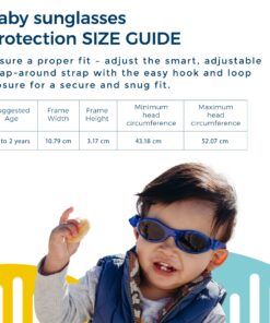 Baby Banz Sunglasses Infant Sun Protection – Ages 0-2 Years – The Best Sunglasses for Babies & Toddlers Midnight Black 27 71YeNbINJYL 4