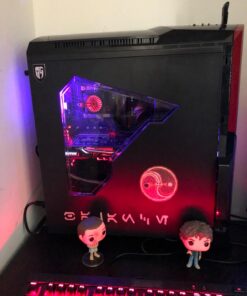 Thermaltake Versa N21 Black Edition Translucent Window Panel SPCC ATX Mid Tower Computer Chassis CA-1D9-00M1WN-00 45 71YevkryqxL