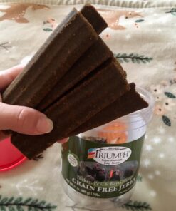 Triumph Dog Turkey, Pea, & Berry Grain Free Jerky, 24-Ounce 1.5 Pound (Pack of 1) 30 71Yf1BcMD8L