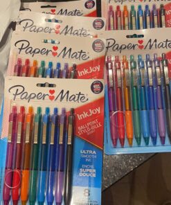 Paper Mate InkJoy 300RT Retractable Ballpoint Pens, Medium Point (1.0mm), Assorted, 8 Count 8-count - Assorted 36 71Yf3KbR69L