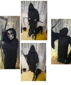 Kangaroo Grim Reaper Scythe Weapon – Prop for Halloween Parties – 40-inch Long Sickle for Kids and Adults – Costume Accessory – Plastic Prop 51 71YfdvlswDL