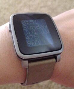 IQShield Screen Protector Compatible with Pebble Time (6-Pack) LiquidSkin Anti-Bubble Clear TPU Film 26 71YgMVCdj3L