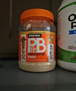 PBfit All-Natural Peanut Butter Powder, Powdered Peanut Spread From Real Roasted Pressed Peanuts, 8g of Protein, 30 Ounce (Pack of 1) 40 71YgkwQyStL