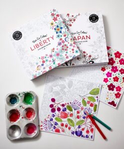 Vive Le Color! Japan (Adult Coloring Book): Color In; De-stress (72 Tear-out Pages) 54 71YhUzQ4tOL