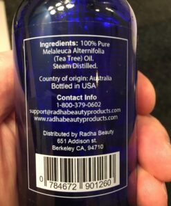 Radha Beauty Tea Tree 120ml - Essential Oil with Natural Premium Melaleuca with Soaps, Shampoo, Body Wash, Aromatherapy and Antifungal Treatment 4 Fl Oz (Pack of 1) 35 71YhiDtAIL