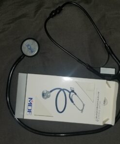 MDF® Dual Head Lightweight Stethoscope - All Black (MDF747-BO) Black (Blackout) 26 71YjF69x4RL